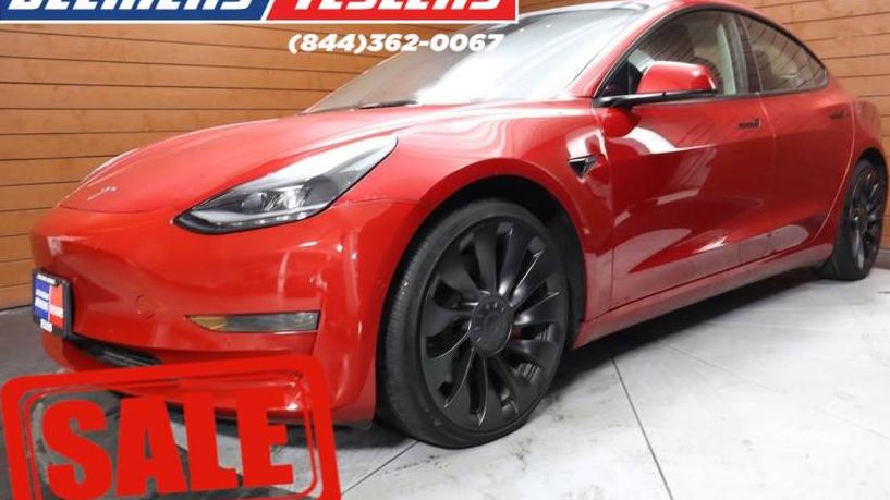 TESLA MODEL 3 2021 5YJ3E1ECXMF097321 image